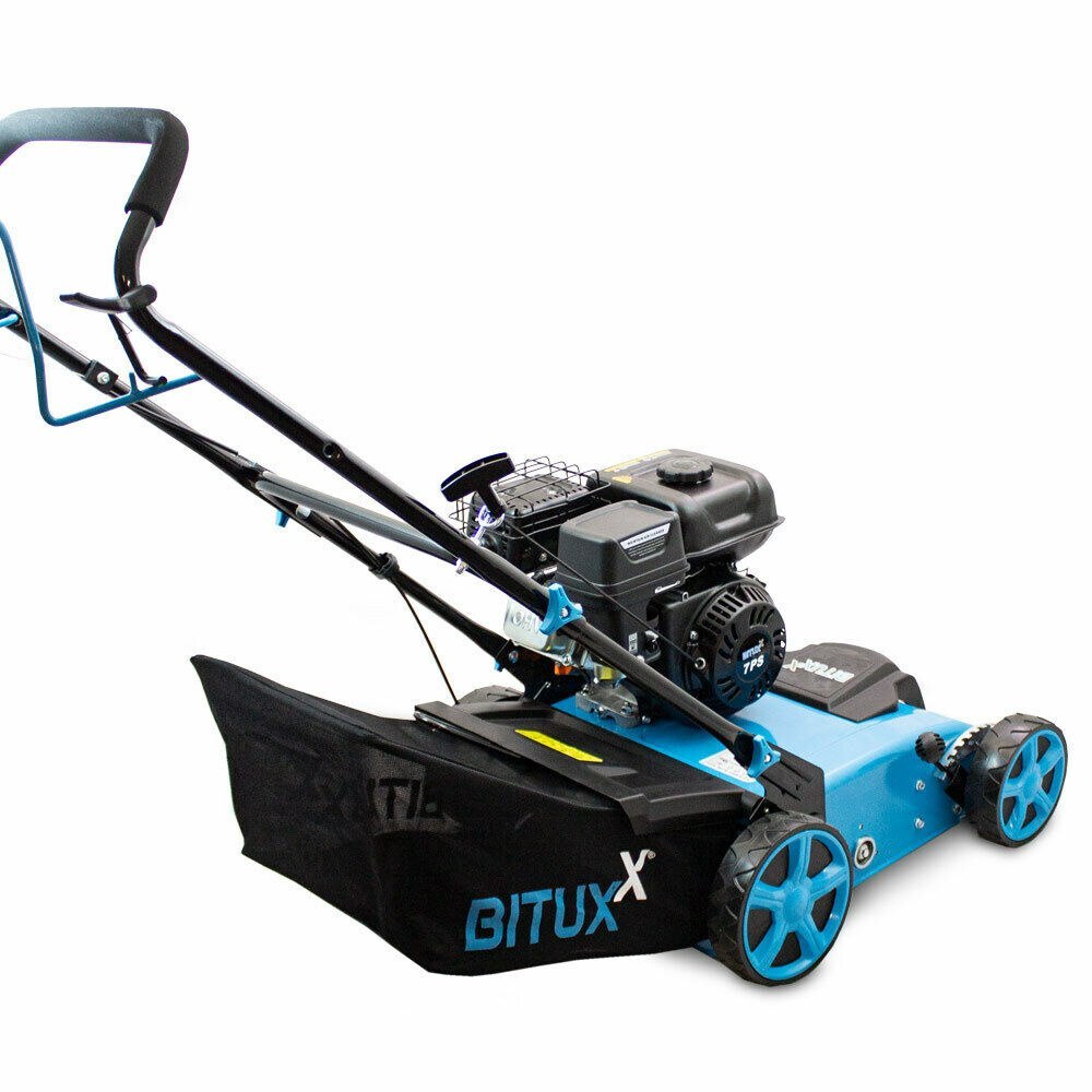Benzínový vertikutátor Kultivátor do zeminy 7HP silný BITUXX 40L M18193